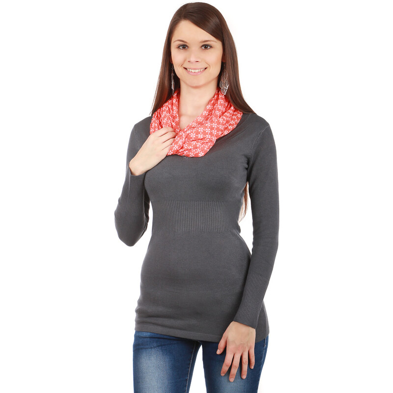 Glara Tunelový šál s ornamentom 8392181