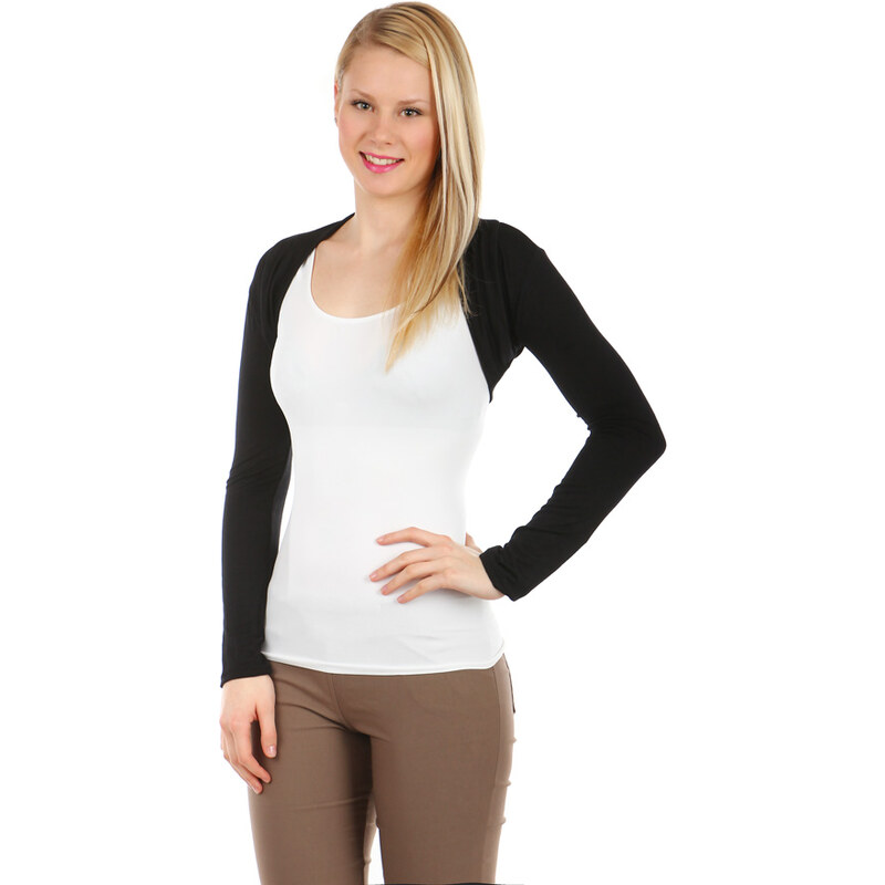 Glara Spoločenské jednofarebné bolerko na šaty 39624424