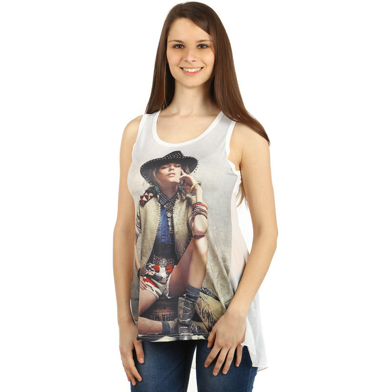 Glara Moderné tielko s potlačou 36987058