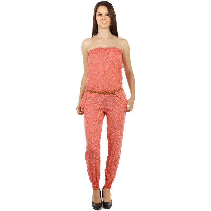 Glara Dámsky dlhý overal bez ramienok 36987117