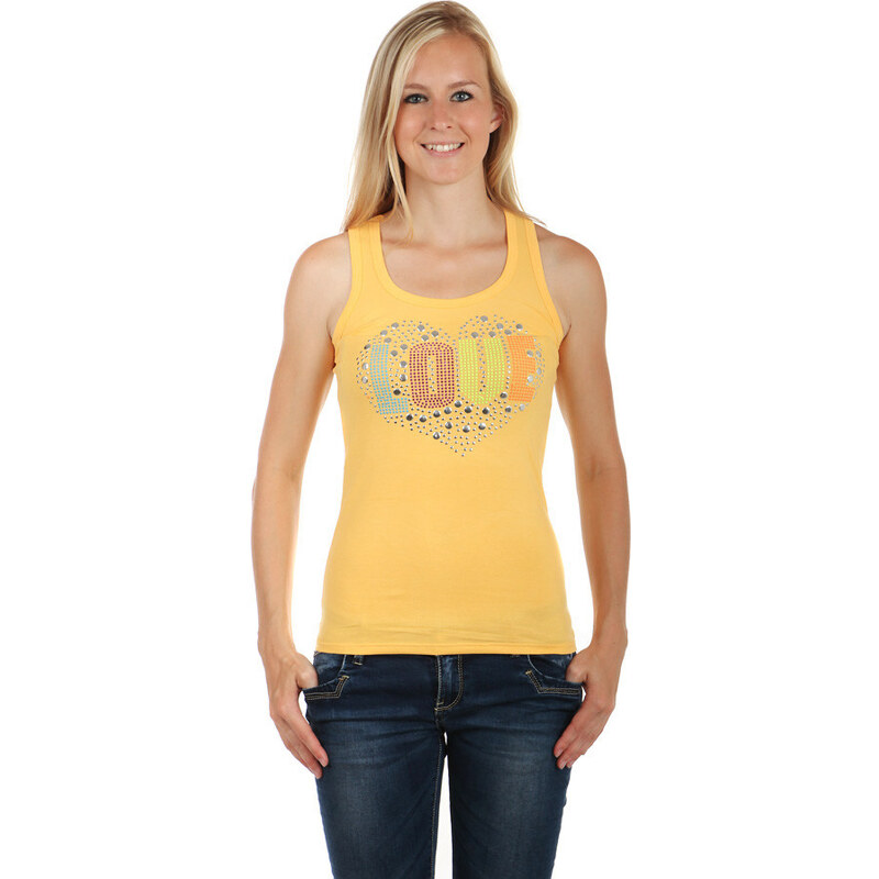 Glara Športové tielko s nápisom love 36987175