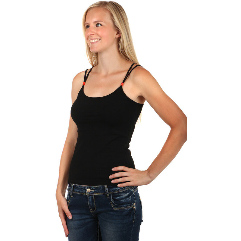 Glara Elegantné tielko s dvojitými ramienkami 8392770