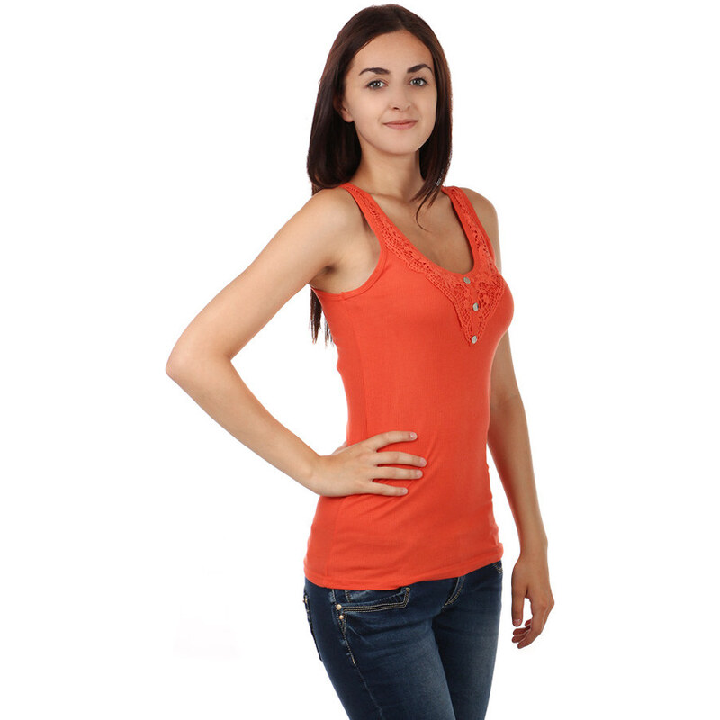 Glara Tielko s gombíkmi a čipkou 8392815