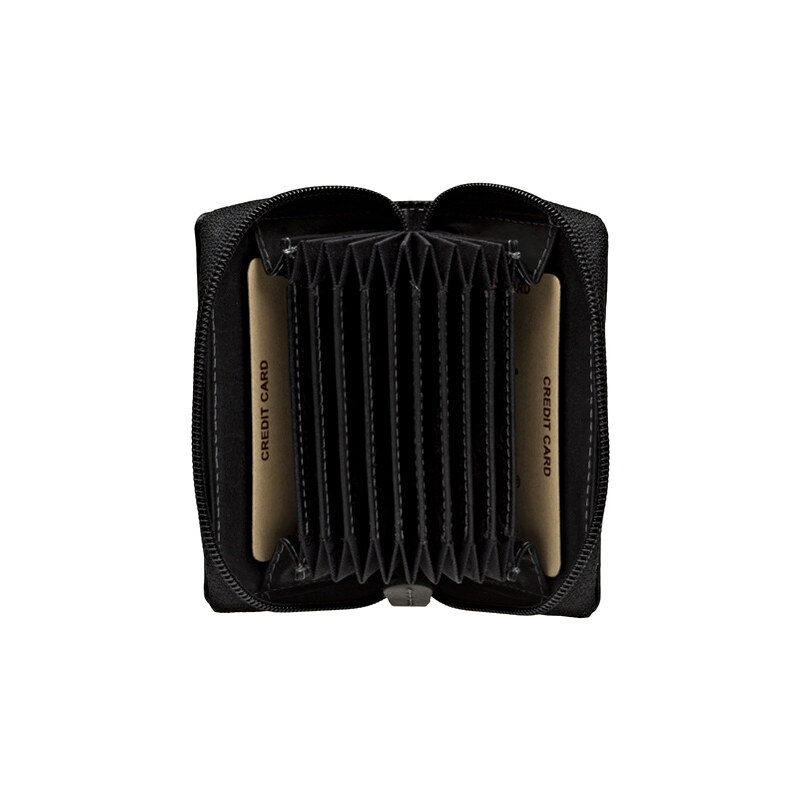 Lagen Kožený obal na karty a vizitky 25015/T Black 50039690