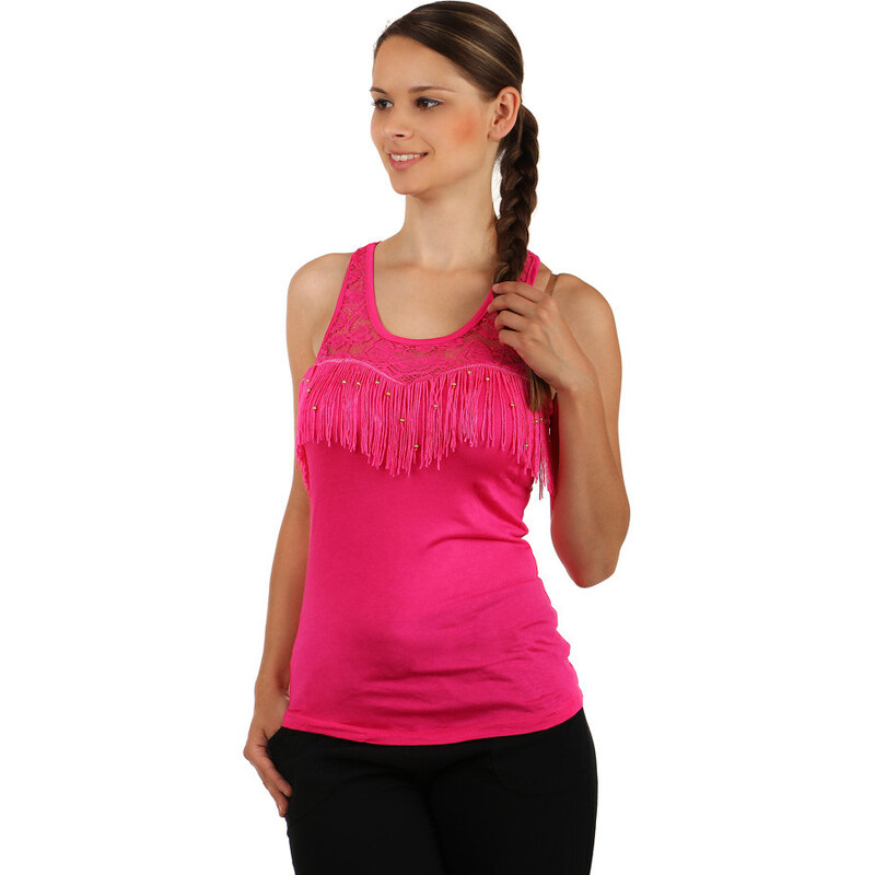 Glara Tielko s čipkou a aplikáciou 8394232