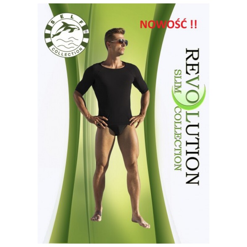 Zoštíhľujúci pánske tričko F019 - Self 14084396