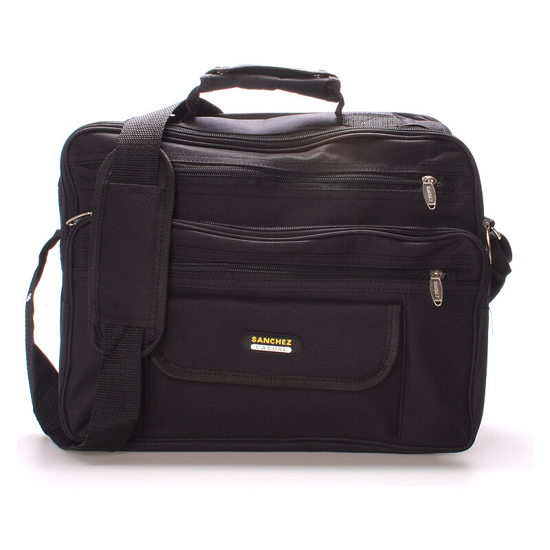 Čierna taška cez plece Sanchez Matias čierna 57819925