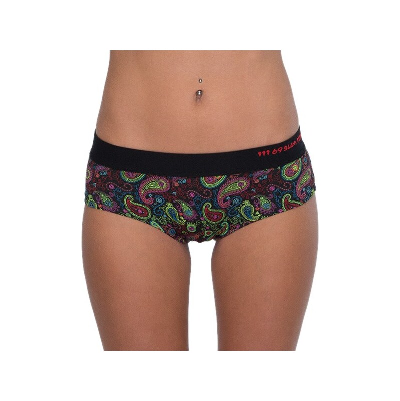 Dámske nohavičky 69SLAM Boxer Cashmere Black (GYXCAB-PO) 68591996