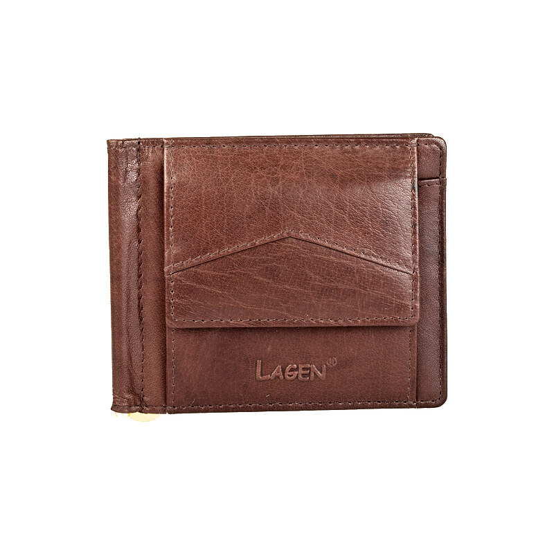 Lagen Kožená dolárovka W-22018 hnedá 35335525
