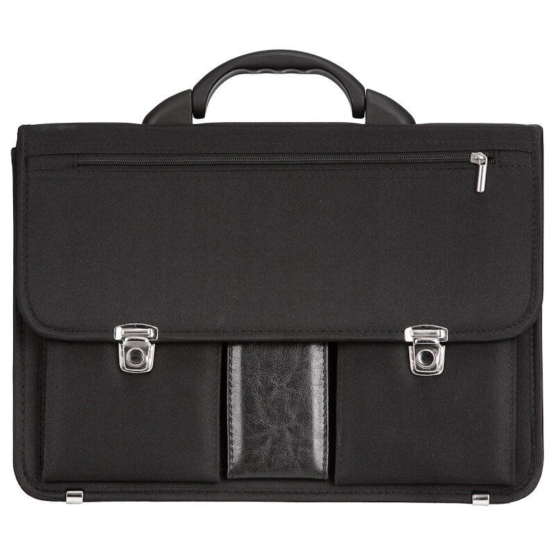 Aktovka REAbags 8001/2-T – čierna/nikel 62193494