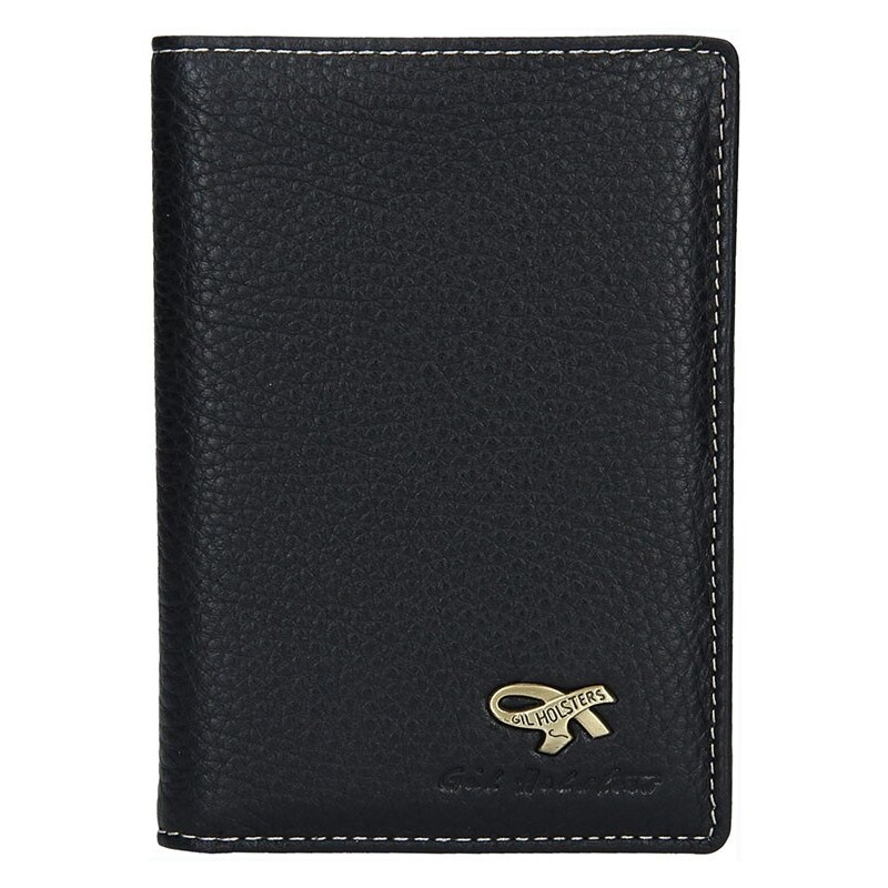 Pánska kožená peňaženka Gil Holsters G317444 - čierna 48228059