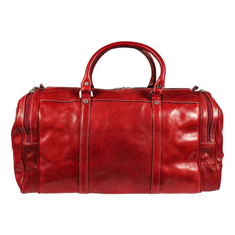 Kožená cestovná taška Saba Rossa červená NovaKabelka.sk 1337187