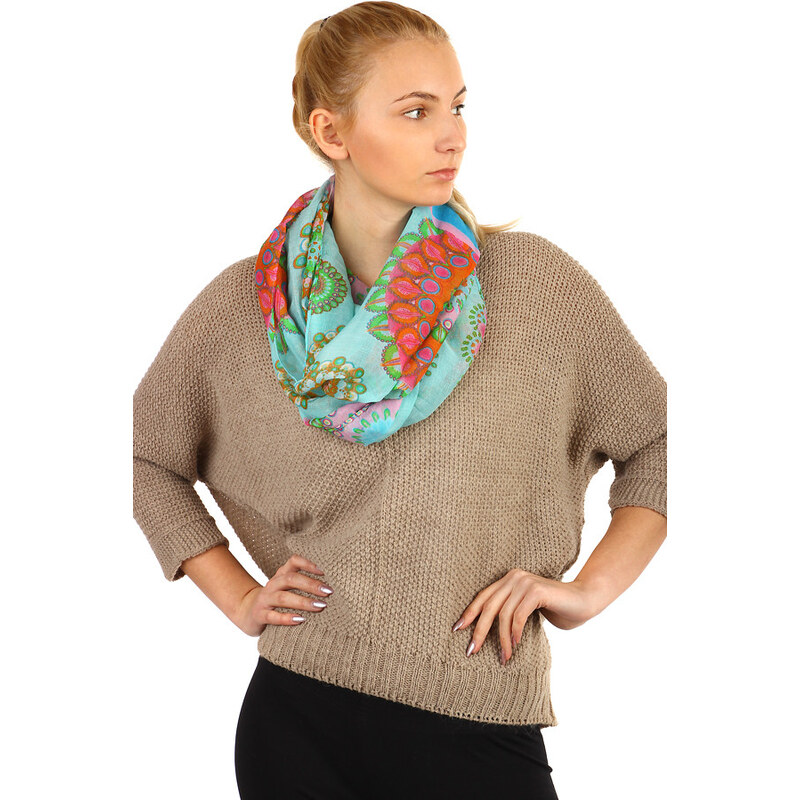 Glara Kruhová šatka s orientálnym vzorom 36987721