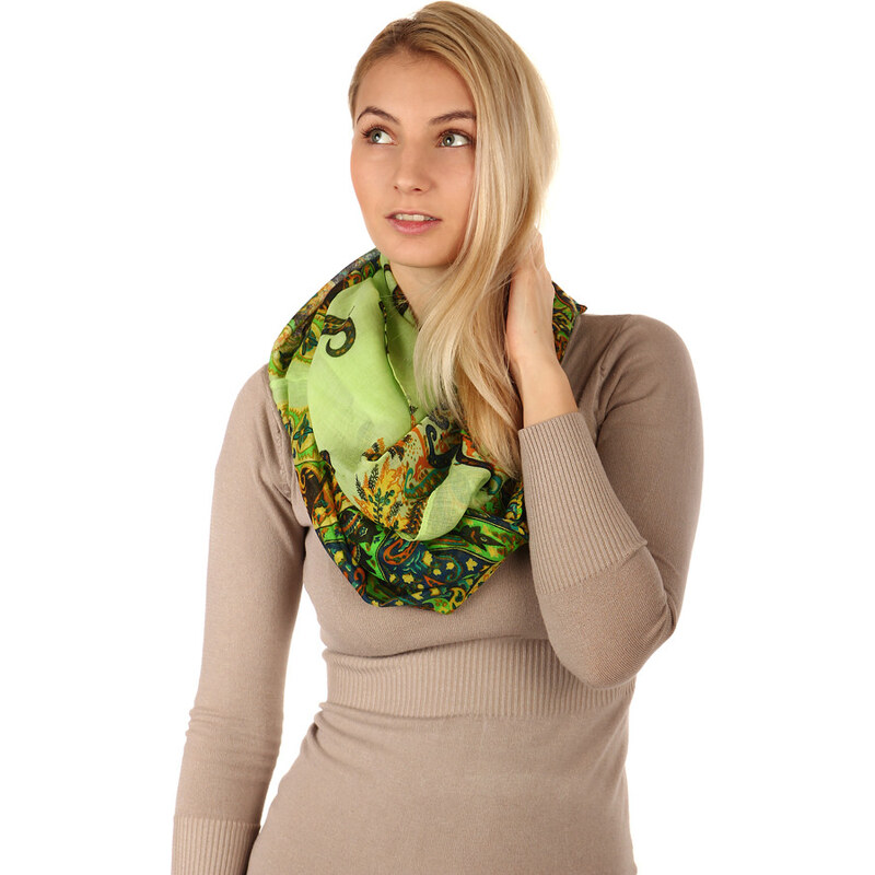 Glara Kruhová šatka s originálnym vzorom 8394993