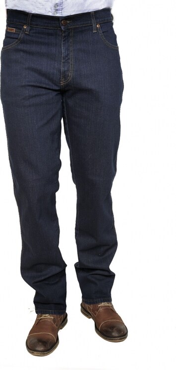 Pánske jeans WRANGLER W12175001 TEXAS STRETCH BLUE BLACK