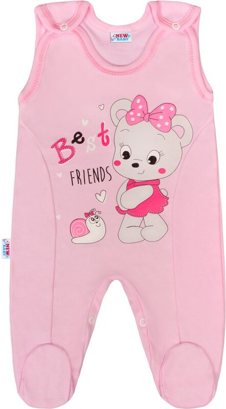 Dojčenské dupačky New Baby myška ružové - veľ.86