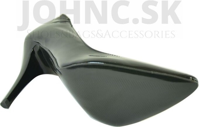 CAROLINE DÁMSKE ČIERNE LAKOVANÉ LODIČKY ROXIE