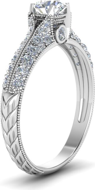 Olivie Strieborný zásnubný prsteň 2177