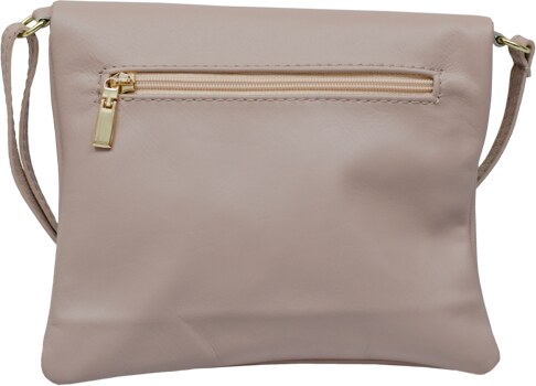Ružová kožená talianska crossbody kabelka Tina Rosa Vecchio NovaKabelka.sk