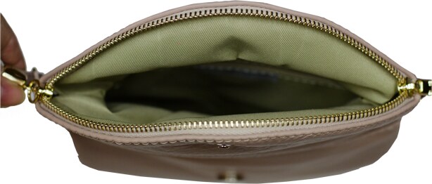 Ružová kožená talianska crossbody kabelka Tina Rosa Vecchio NovaKabelka.sk