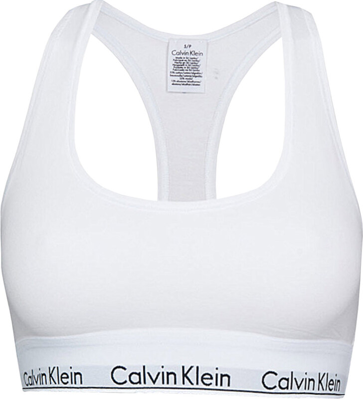 Calvin Klein - Bralette Cotton Stretch biela