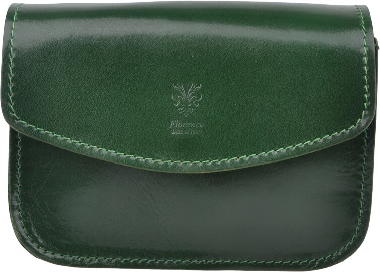 Zelená kožená talianska crossbody kabelka Lona Verde Scura NovaKabelka.sk
