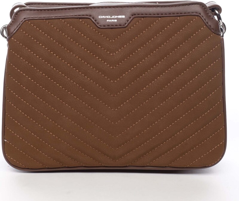 Dámska crossbody kabelka hnedá - David Jones Majvis hnedá