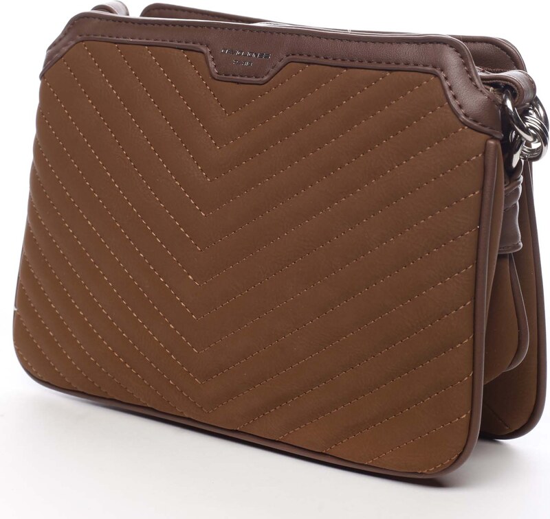 Dámska crossbody kabelka hnedá - David Jones Majvis hnedá