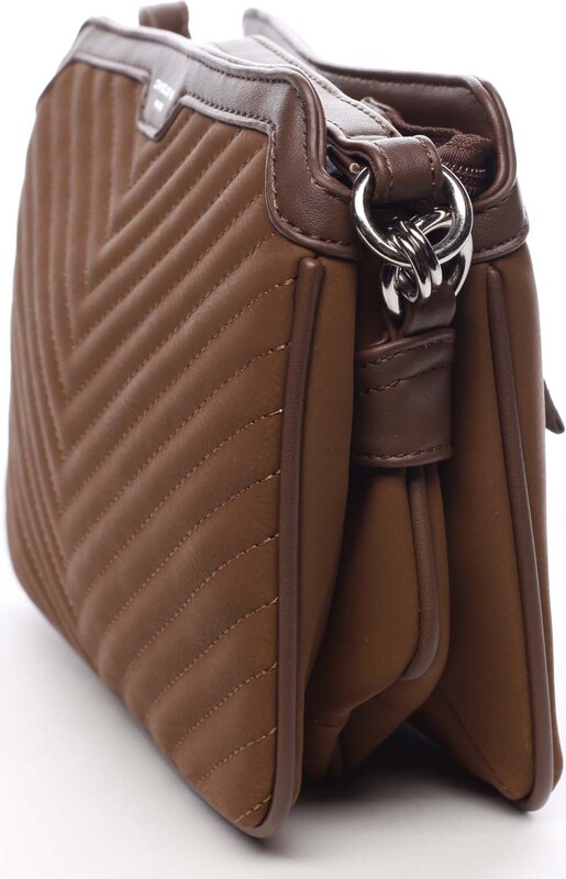 Dámska crossbody kabelka hnedá - David Jones Majvis hnedá
