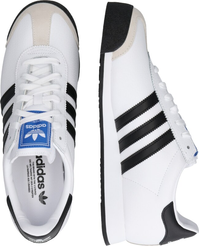 ADIDAS ORIGINALS Nízke tenisky 'Samoa' svetlosivá / čierna / biela