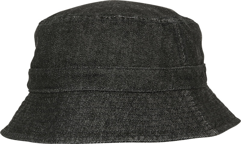 Flexfit Denim Bucket Hat Black/Grey