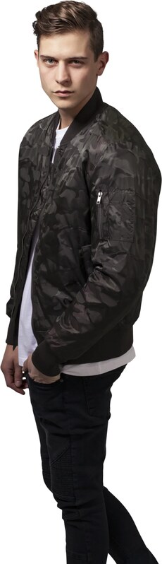 Urban Classics Prechodná bunda olivová / tmavozelená