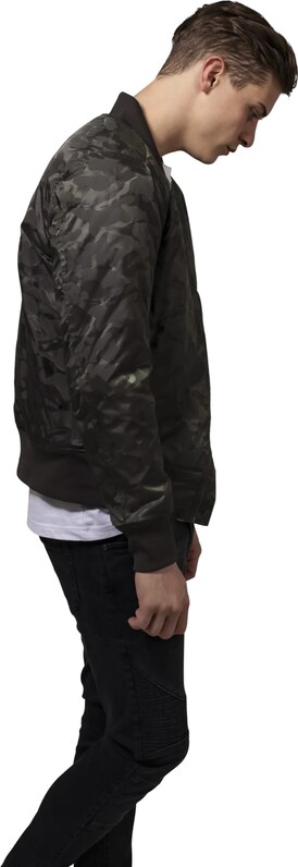 Urban Classics Prechodná bunda olivová / tmavozelená