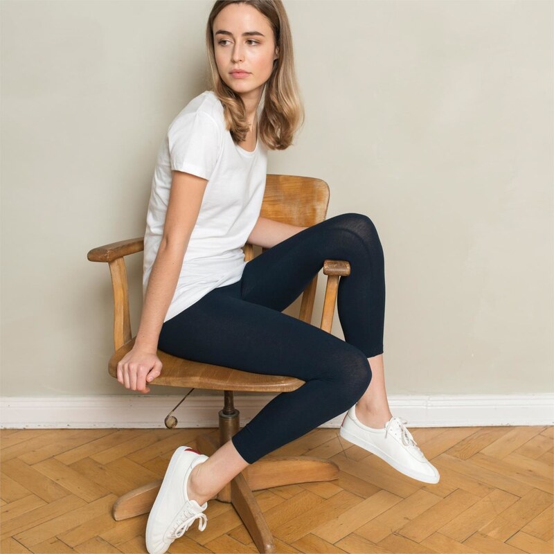 Glara Dámske 7/8 legíny z organickej bavlny