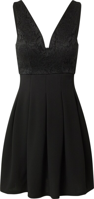 WAL G. Kokteilové šaty čierna