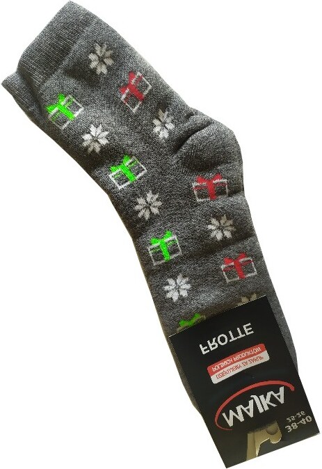 Dámske froté ponožky Majka sivé veľ. 38-40