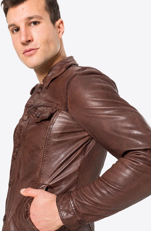 FREAKY NATION Prechodná bunda 'Derk' hnedá