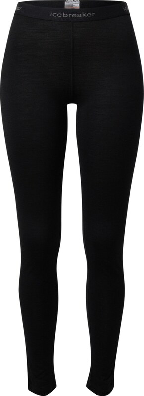 ICEBREAKER Športové nohavičky '200 Oasis' sivá / čierna