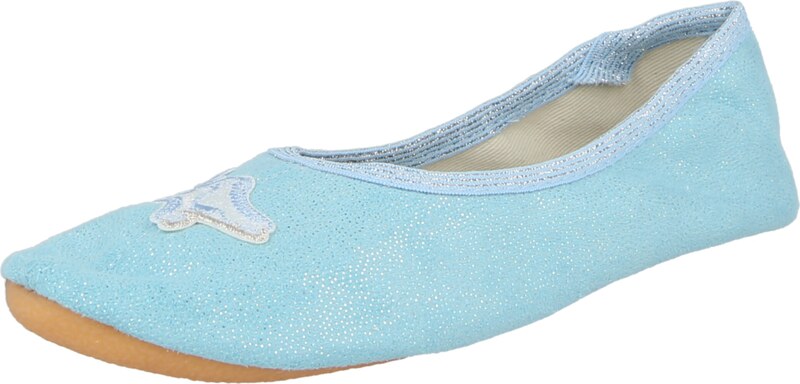 BECK Baleríny 'Ice Dance' svetlomodrá / strieborná