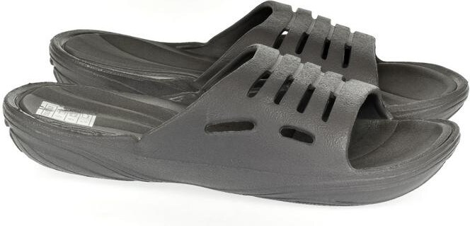 JOHN-C Detské tmavo-sivé šľapky MELYA