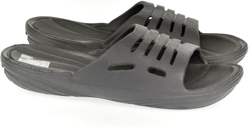 JOHN-C Detské tmavo-sivé šľapky MELYA