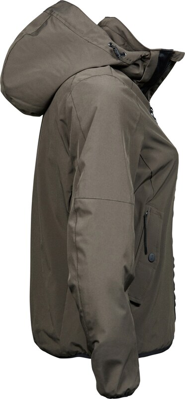 Dvojvrstvová dámska vodeodolná bunda s odopínacou kapucňou Tee Jays Urban Adventure