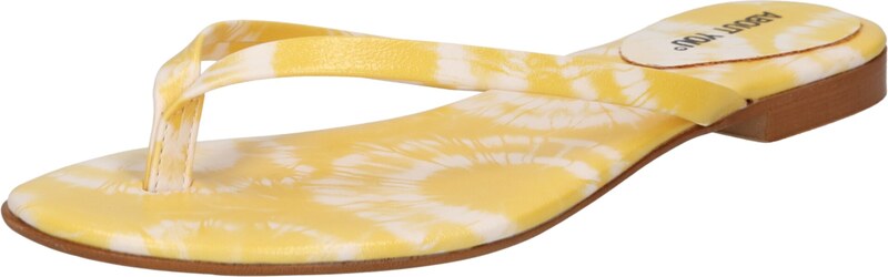 ABOUT YOU Žabky 'Lucia' žltá