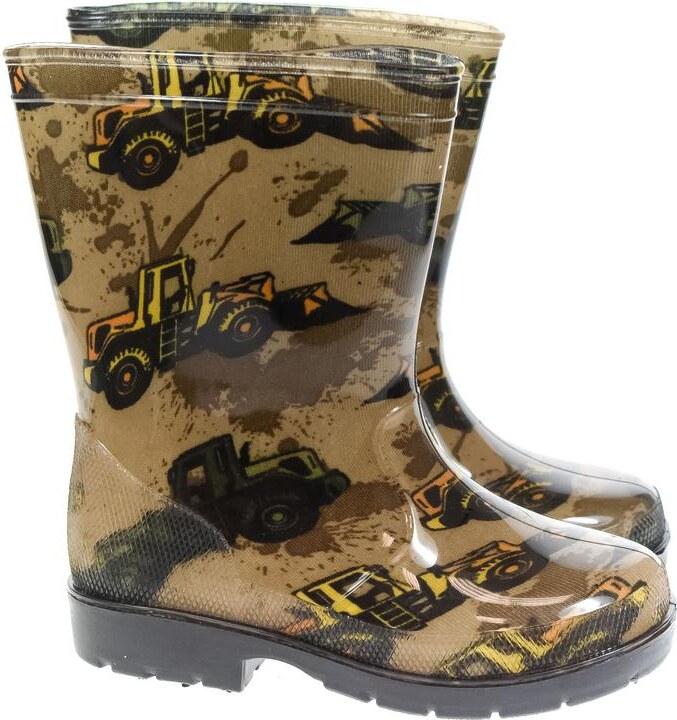 JOHN-C Detské hnedé gumáky TRUCKS