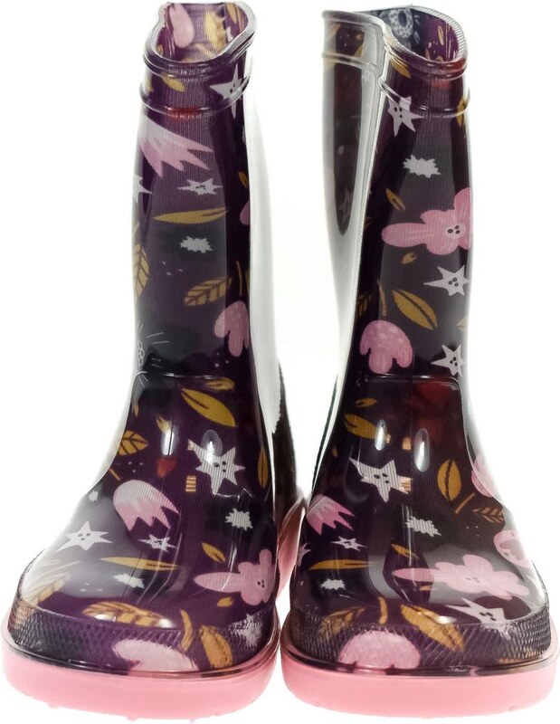 JOHN-C Detské fialové gumáky FLY 20-27