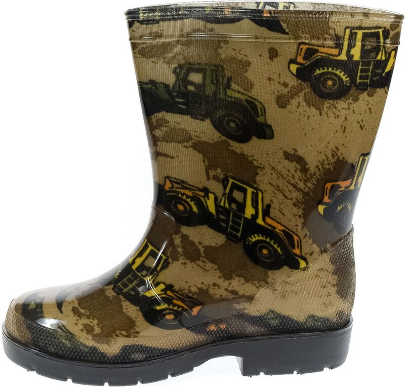 JOHN-C Detské hnedé gumáky TRUCKS