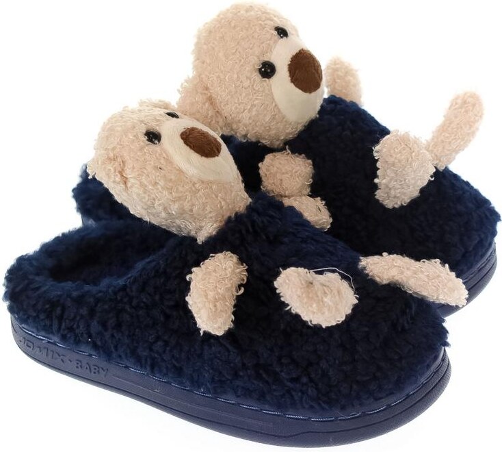 JOHN-C Detské tmavomodré papuče BRUM