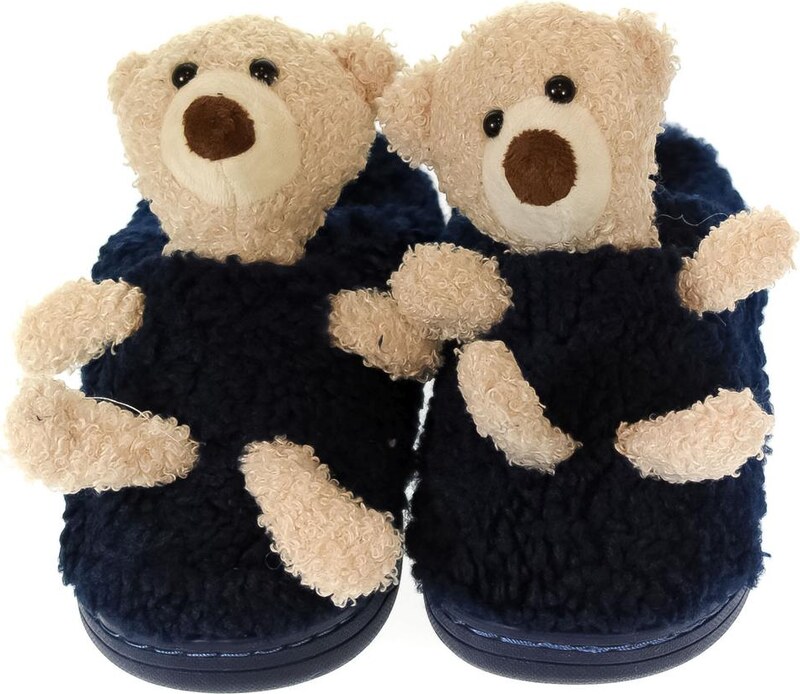 JOHN-C Detské tmavomodré papuče BRUM