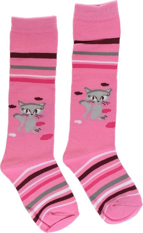 AURA.VIA Detské ružové ponožky LADY