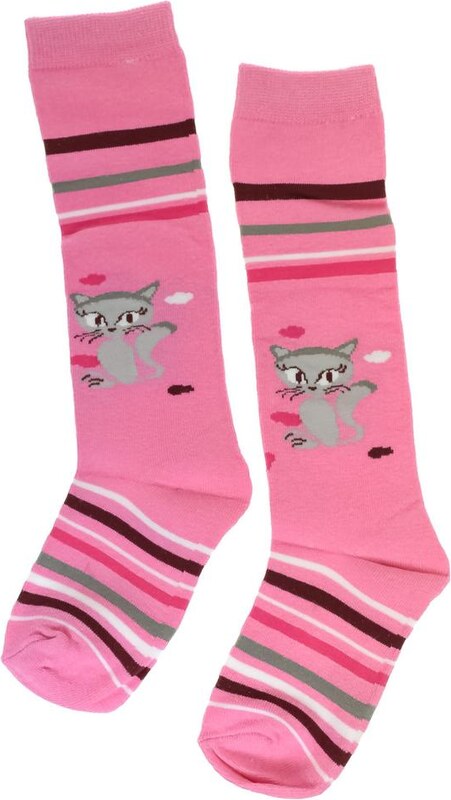 AURA.VIA Detské ružové ponožky LADY